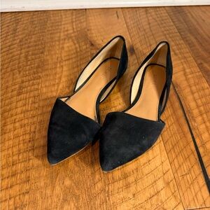 J crew Black Suede Women's Flats
